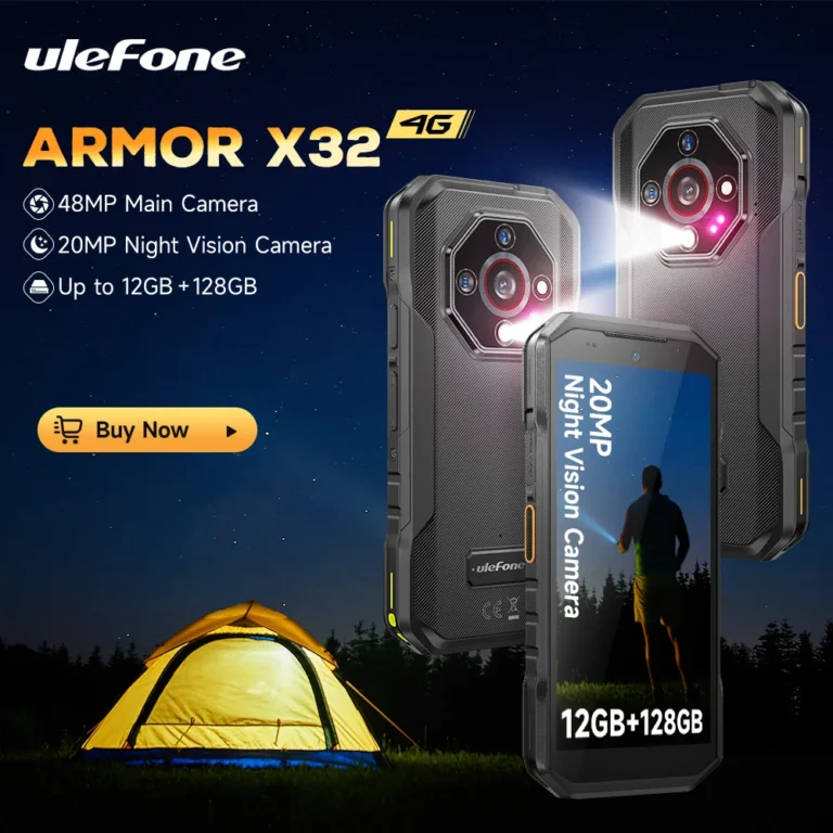 Ulefone Armor X32 4G Wytrzymały telefon Android 14 Wodoodporny smartfon… - zdjęcie 1