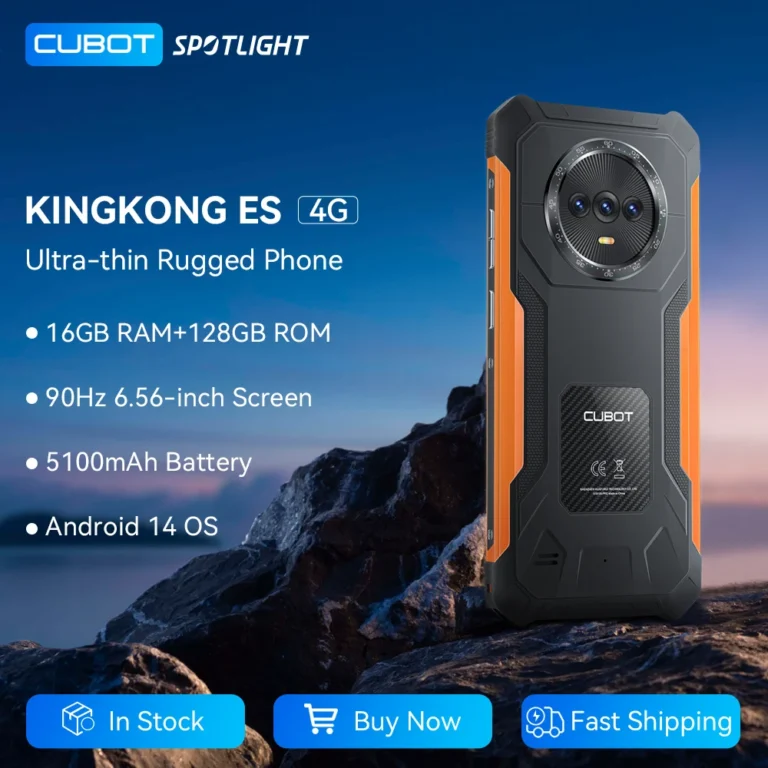 Ultracienki, wytrzymały smartfon z Androidem Cubot King Kong ES, ekran… - zdjęcie 1