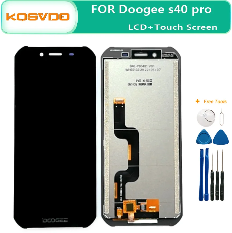 wyświetlacz LCD DOOGEE S40 Pro S40 z ekranem dotykowym Zapewniona praca dla telefonu komórkowego Doogee S40Pro LCD