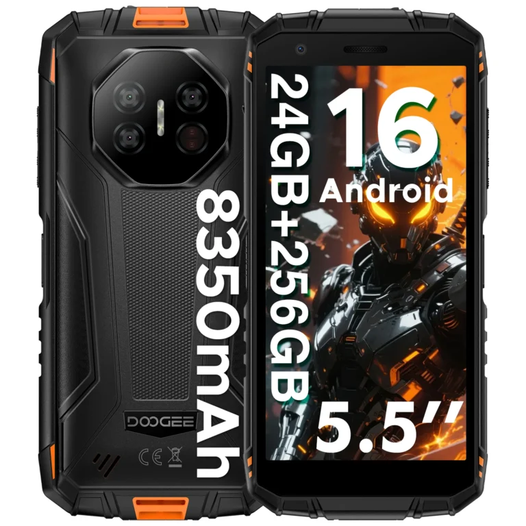 Wytrzymały Smartfon DOOGEE Fire 3 Ultra Bateria 8350mAh Android 16 Ekran 5.5 IPS HD+ 24GB RAM 256GB ROM Aparat 16MP 20MP - zdjęcie 1