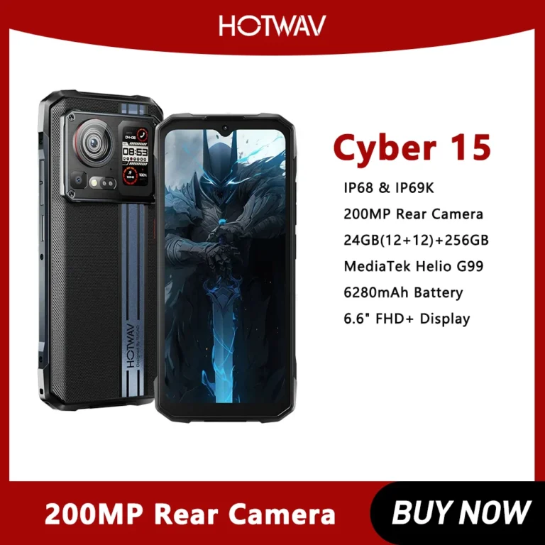 Wytrzymały telefon HOTWAV Cyber 15 6.6 FHD + PixSmart G99 Smartfon Ultr… - zdjęcie 1
