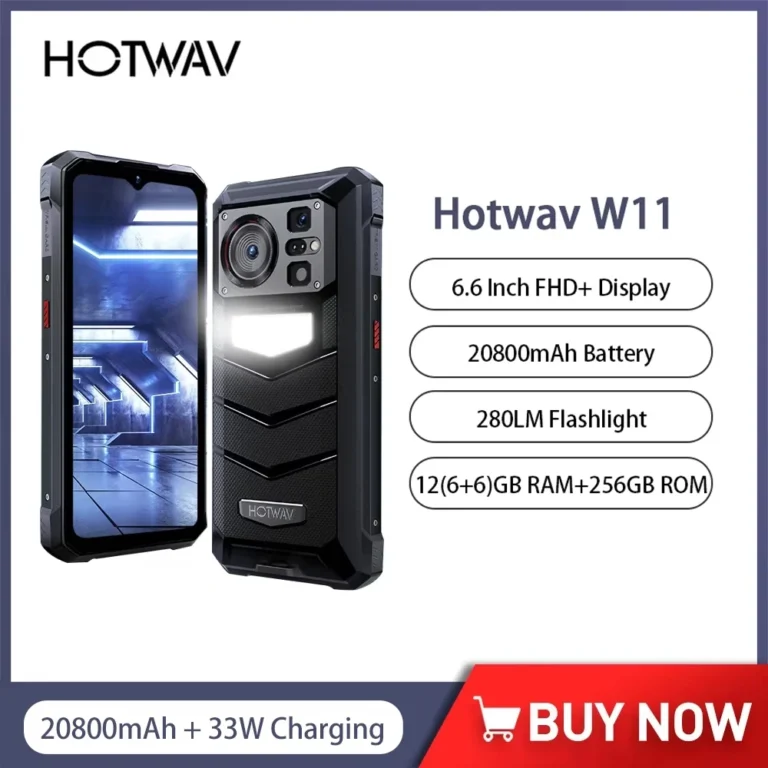 Wytrzymały telefon HOTWAV W11 Bateria 6,6 cala FHD + + Szybkie ładowani… - zdjęcie 1