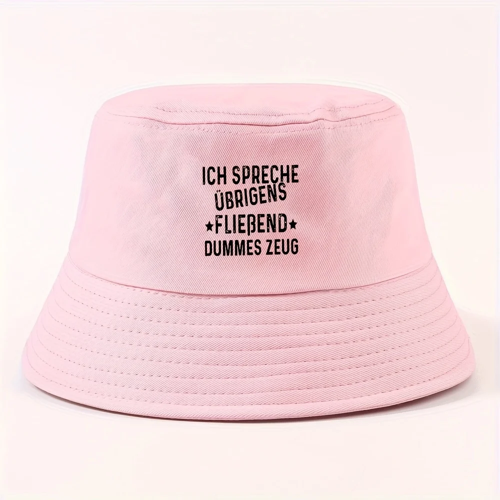 1 szt. Kapelusz typu bucket hat z poliestru w jednolitym kolorze, w stylu niemieckim, modny, neutralny, oddychający, wytrzymały, regulowany, składany kapelusz rybacki