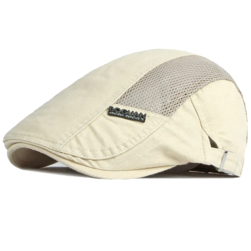 Beret HT4029 Nowa Wiosenno-Letnia Czapka Kapelusz Damski Męski Oddychająca Bawełniana Siatkowa Czapka Płaska Męska Damska Artystyczna Czapka Beret Malarski Beret HT4029 Nowa Wiosenno-Letnia Czapka Kapelusz Damski Męski Oddychająca Bawełniana Siatkowa Czapka Płaska Męska Damska Artystyczna Czapka Beret Malarski