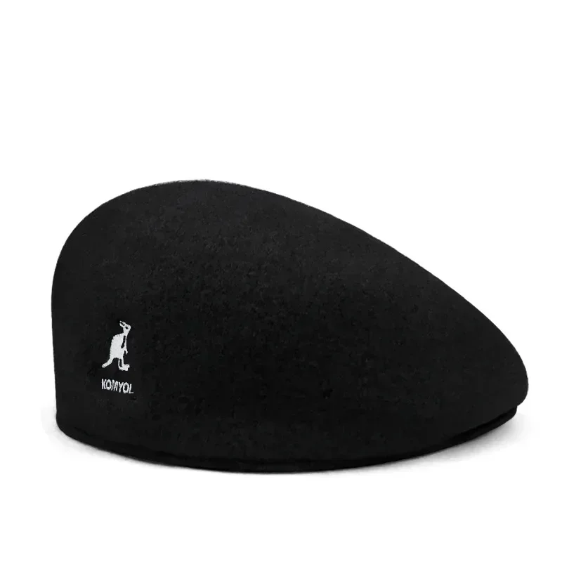 Beret z Nowej Wełny 2025 Damski Męski Letni Dzianinowy Cienki Oddychający Beret z Siatką Czapka Jesienno-Zimowa Czapka Beanie Gwiazdy Ten Sam Styl