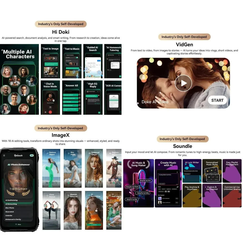 Blackview 6.73-calowy Wytrzymały Smartfon 5G AMOLED XPLORE 2 z Baterią…