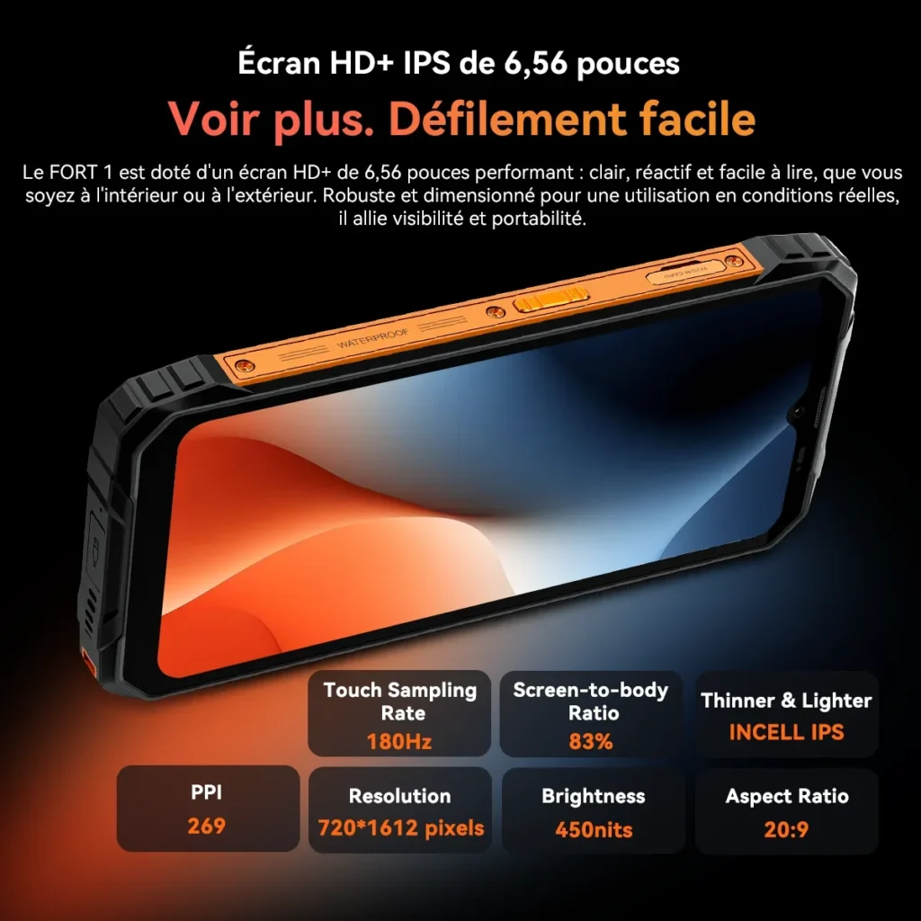 Blackview FORT 1 Wytrzymały smartfon 6,56 cala z AI, telefon komórkowy…