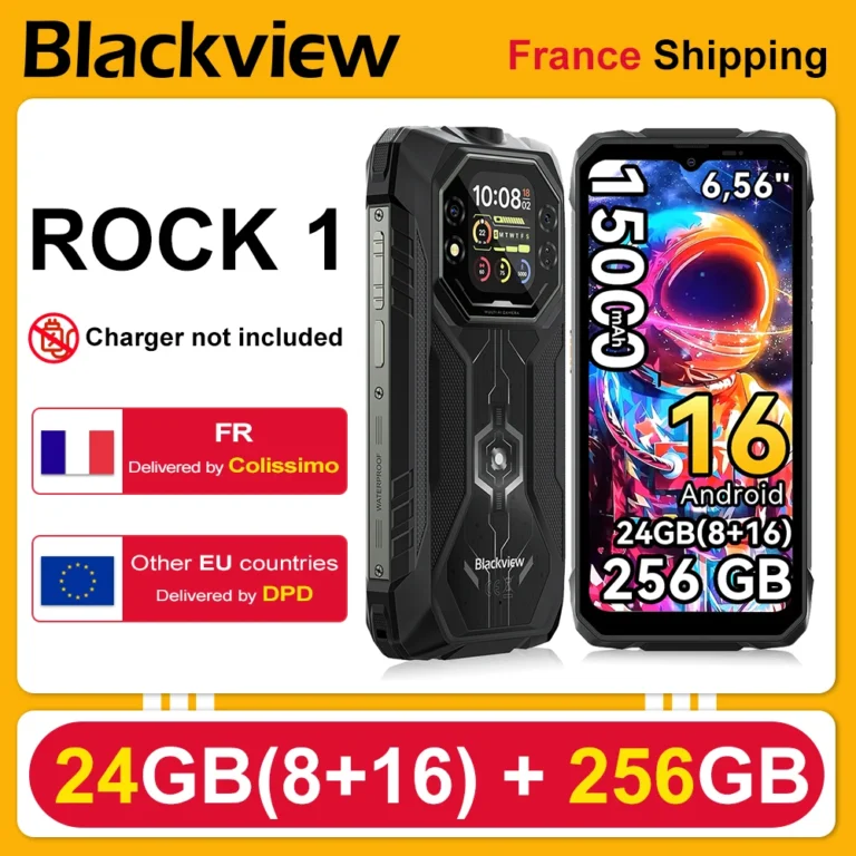 Blackview ROCK 1 Wytrzymały Smartfon Android 16 Ekran 6.56 cala RAM ROM… - zdjęcie 1