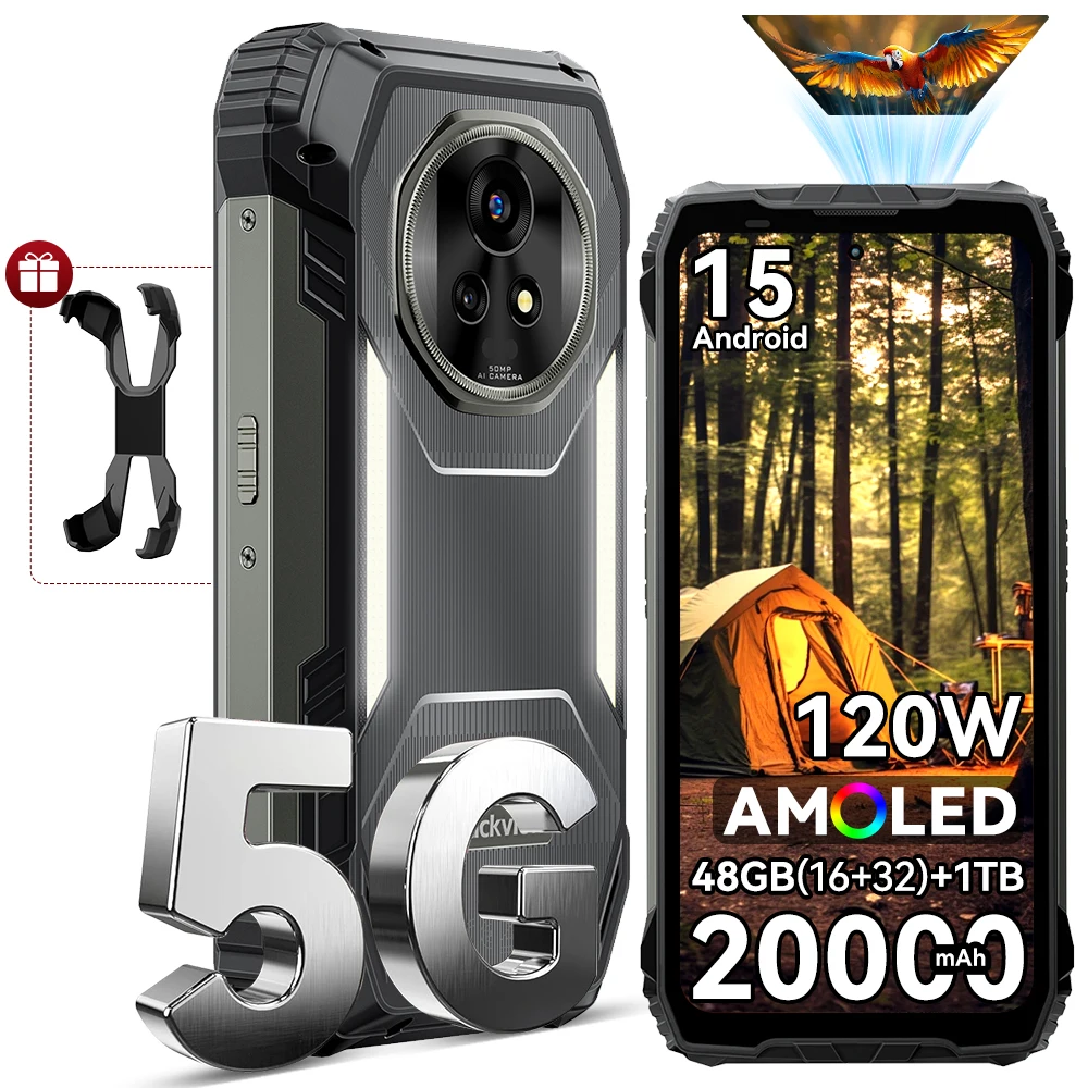 BLACKVIEW XPLORE 2 Projektor Wytrzymały telefon 5G (16+32)