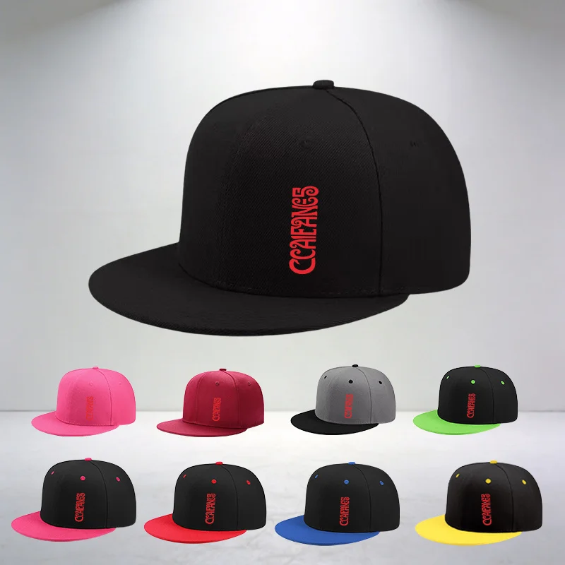 Czapka baseballowa z nadrukiem czerwonych płomieni w stylu hip-hop dla kobiet i mężczyzn – Płomienie idealne do streetwearu, sportów na świeżym powietrzu, na imprezy, wydarzenia, gry – U