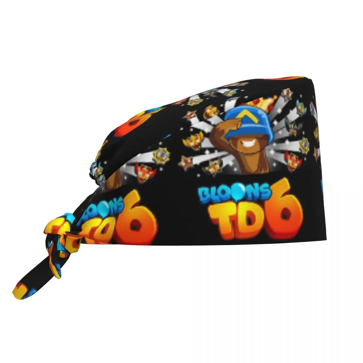 Czapka chirurgiczna Bloons Td 6 dla dzieci, czapka lekarska, czapka robocza, czapka pielęgniarska dla mężczyzn i kobiet, regulowana czapka dentystyczna
