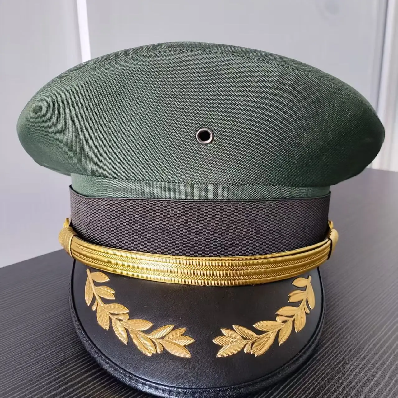 Czapka cosplay żołnierza, pilot, czapka robocza stoczni, dla mężczyzn, w kolorze wojskowej zieleni, dla personelu służb bezpieczeństwa