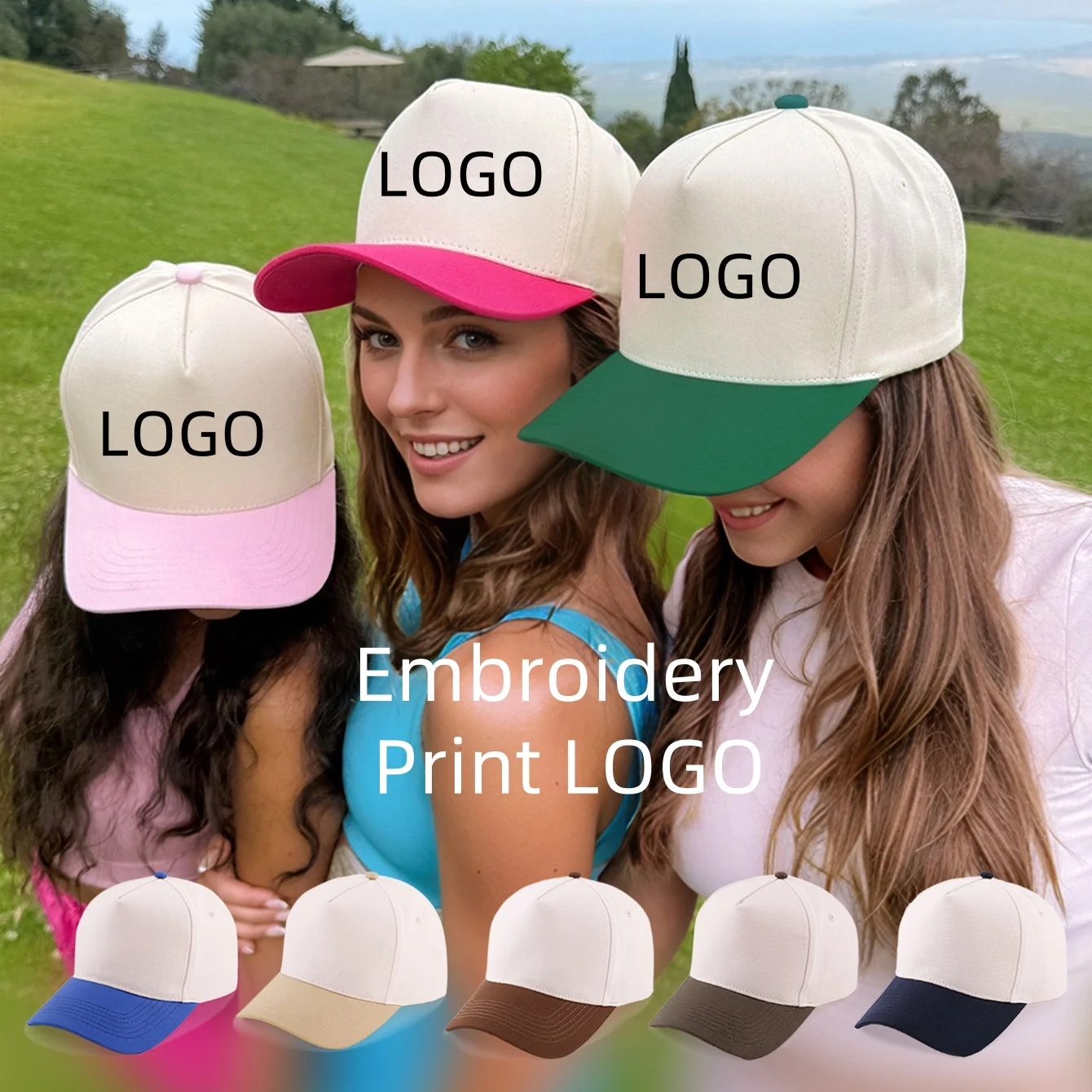 Czapka typu trucker unisex z 5 panelami, personalizowana haftem, wysokiej jakości czapka baseballowa z nadrukiem logo, hurtowa sprzedaż czapek trucker dla mężczyzn i kobiet