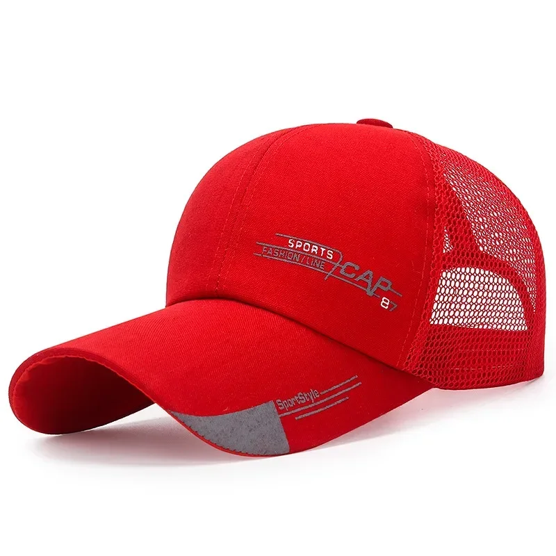 Czapki sportowe męskie z filtrem przeciwsłonecznym na zewnątrz, modne płócienne czapki bejsbolowe unisex, prosty design, czapki hip-hopowe dla mężczyzn i kobiet