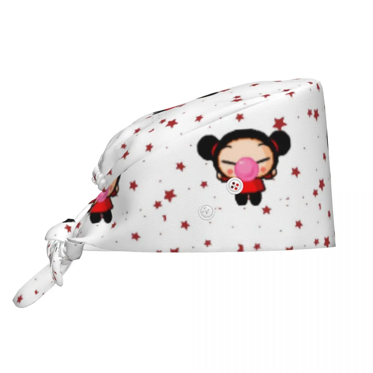 Czepek medyczny Pucca, czapka chirurgiczna, unisex, regulowana, do pracy, dla pielęgniarek i dentystów Czepek medyczny Pucca, czapka chirurgiczna, unisex, regulowana, do pracy, dla pielęgniarek i dentystów