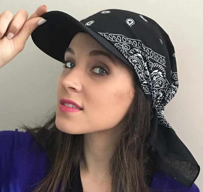 Damska indyjska muzułmańska czapka z daszkiem Baotou Retro kwiatowy bawełniany ręcznik czapka Turban czapka z daszkiem Wrap moda chustka Turban chustka na głowę