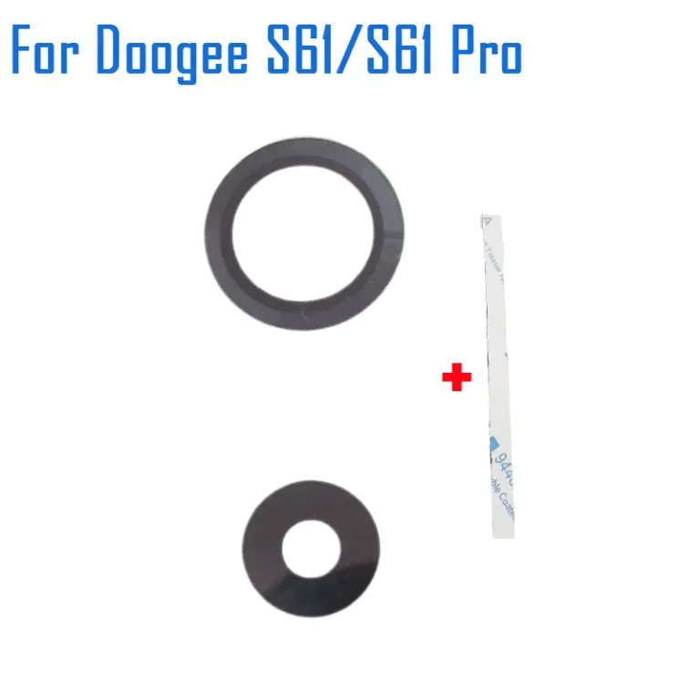 Doogee S61 Pro Obiektyw tylnego aparatu obiektyw tylnego aparatu głównego Szklana osłona zamienne do telefonu Doogee S61 - zdjęcie 1