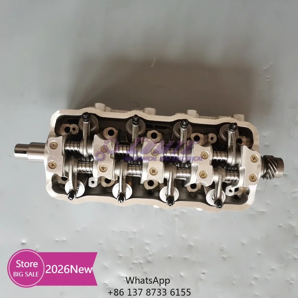 Kompletna głowica cylindrów silnika F10A 2026 do Suzuki SJ410 Carry Samurai 1.0L 8V 11110-80002 (Wałek rozrządu jest po prawej stronie)