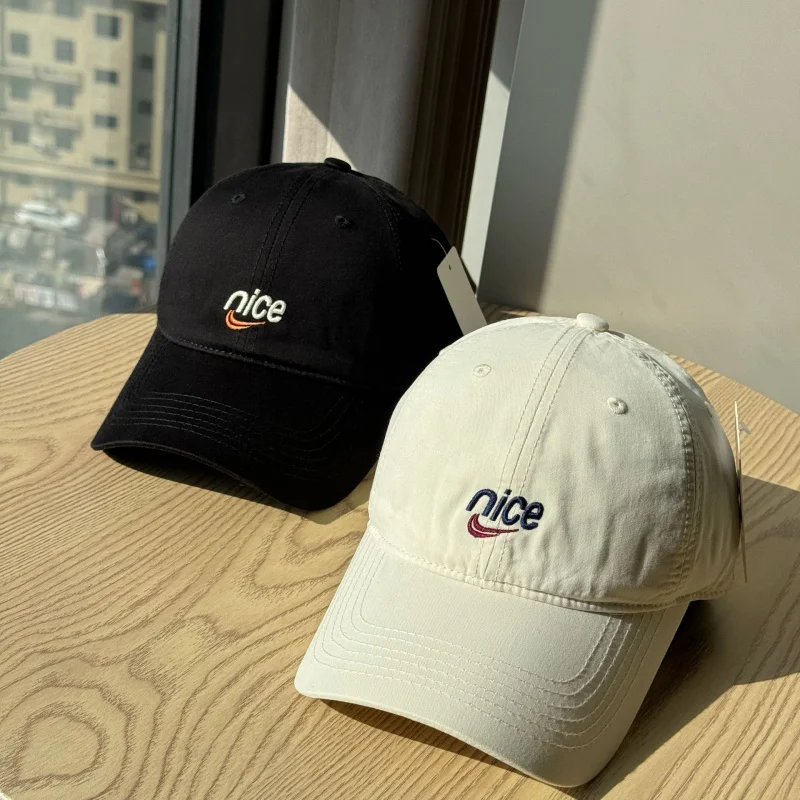 Koreańska czapka baseballowa z miękkim daszkiem, nowa wiosenno-letnia, artystyczna, modna, uniwersalna czapka retro typu duckbill, codzienna, uniwersalna czapka