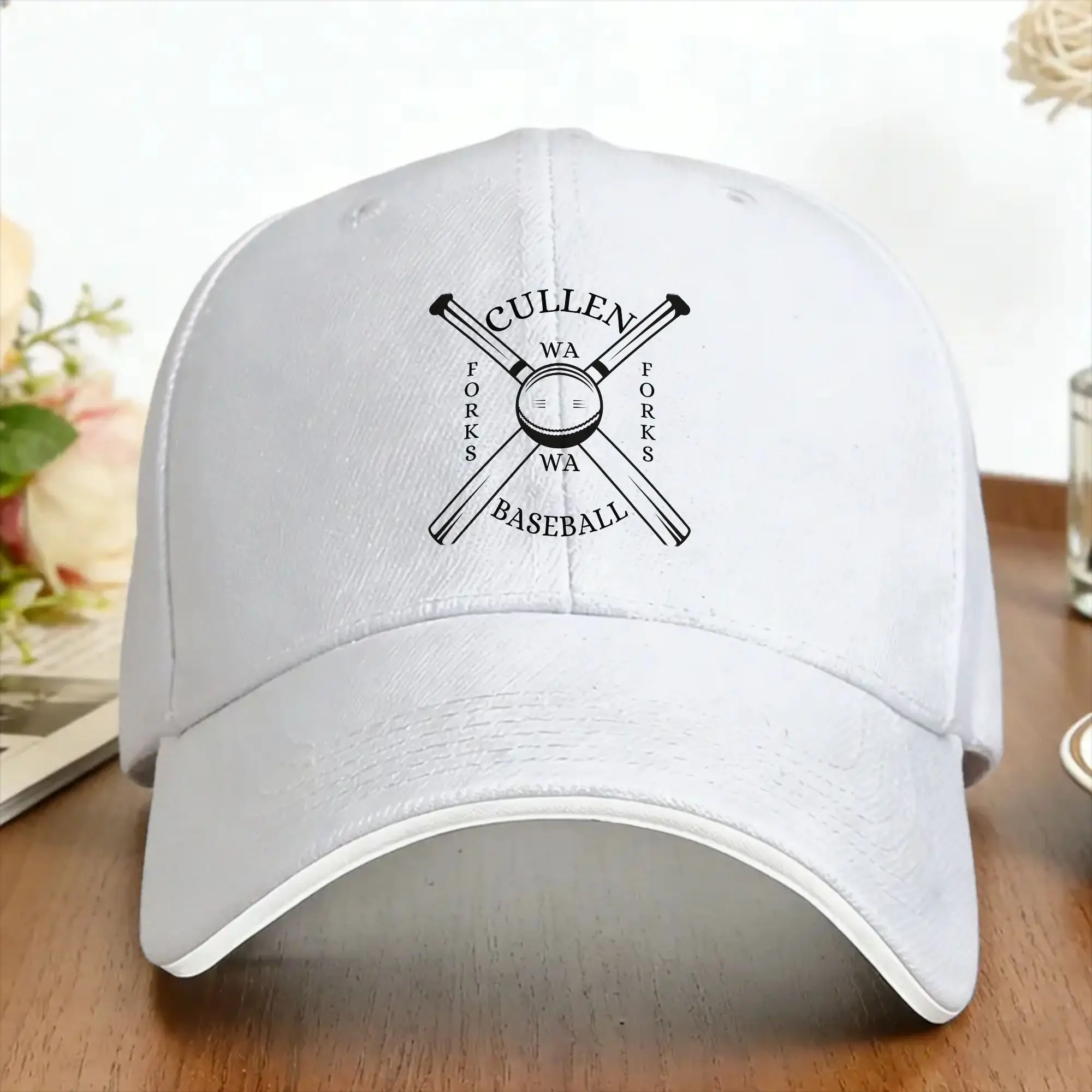 Letnia czapka baseballowa Cullen Baseball Twilight, czapka typu trucker w stylu retro y2k, damska i męska, z nadrukiem, chroniąca przed słońcem, z zapięciem snapback