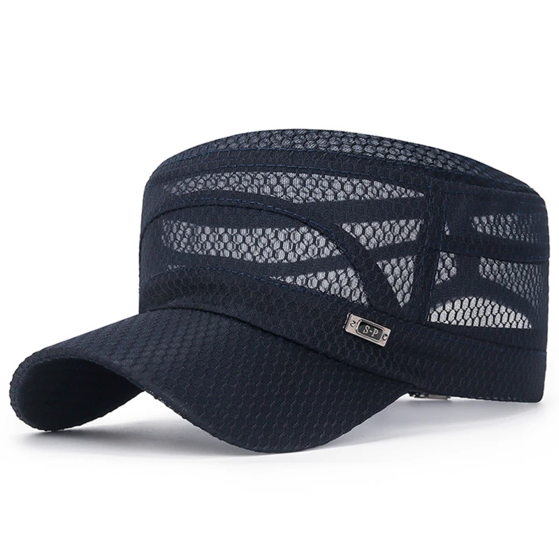 Letnia, sportowa czapka z daszkiem na zewnątrz, siateczkowa, oddychająca, prosta czapka przeciwsłoneczna, unisex, jednolita, szybkoschnąca czapka do biegania, nowa Letnia, sportowa czapka z daszkiem na zewnątrz, siateczkowa, oddychająca, prosta czapka przeciwsłoneczna, unisex, jednolita, szybkoschnąca czapka do biegania, nowa