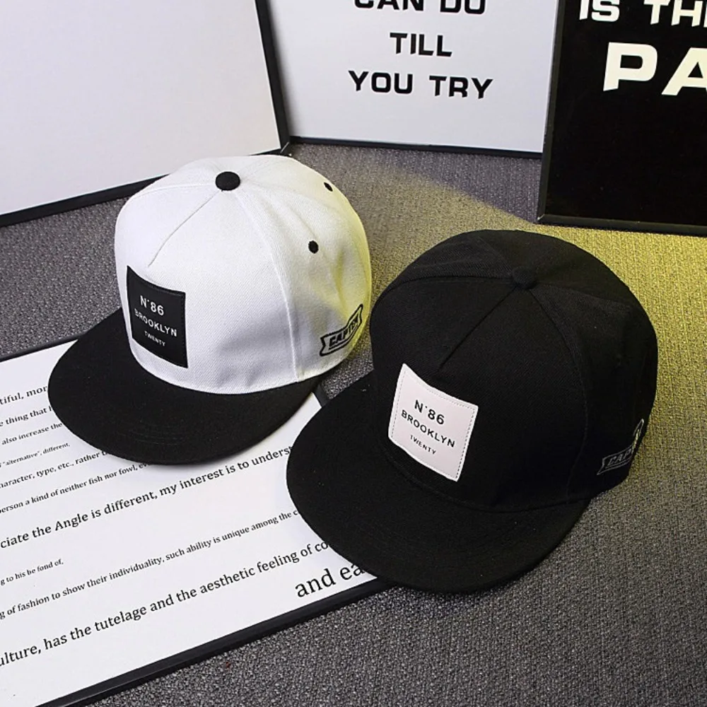 Męskie Damskie BROOKLYN Bejsbolówka Bawełniana Regulowana Czapka Snapback Skórzana Metka N86 Hip Hop Czapki Kapelusz Przeciwsłoneczny Unisex Czapki typu Trucker