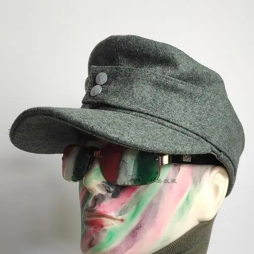 Niemiecka czapka oficerska Czapka górska Męska w stylu vintage