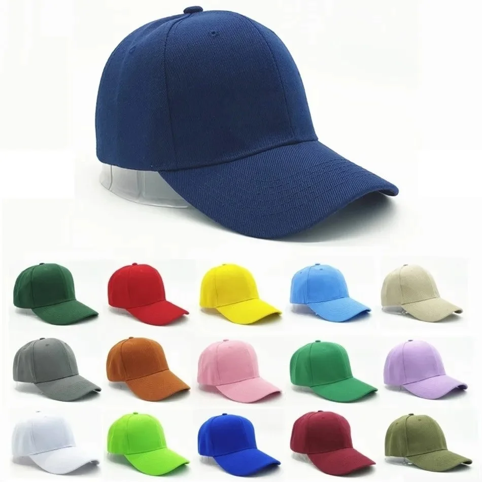 Nowa Unisexowa Czapka Casualowa Prosta Czapka Bejsbolówka Regulowana Czapka Snapback Dla Kobiet Mężczyzn Czapka Hip Hopowa Uliczna Czapka Tata