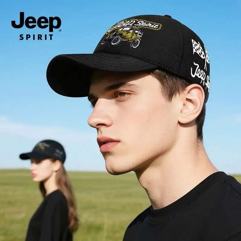 Oryginalna czapka baseballowa Jeep Spirit, lekka, chroniąca przed słońcem, męska czapka letnia do jazdy terenowej, oddychająca dla mężczyzn