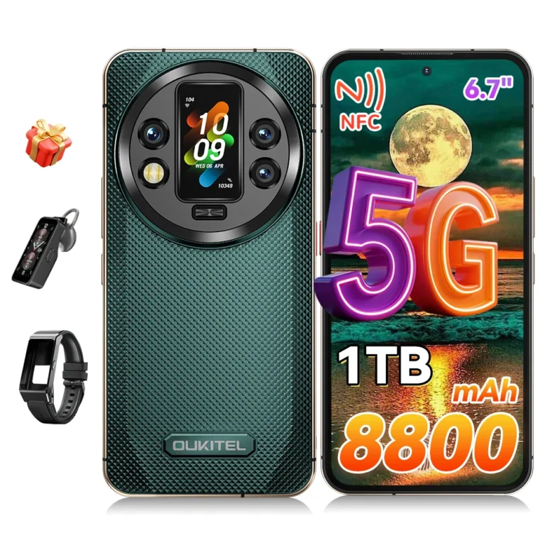OUKITEL WP200 Pro 5G 6.7'' 72GB(24+48)+1TB Android 15 120Hz 108MP+32MP 8800mAh – NFC - zdjęcie 1