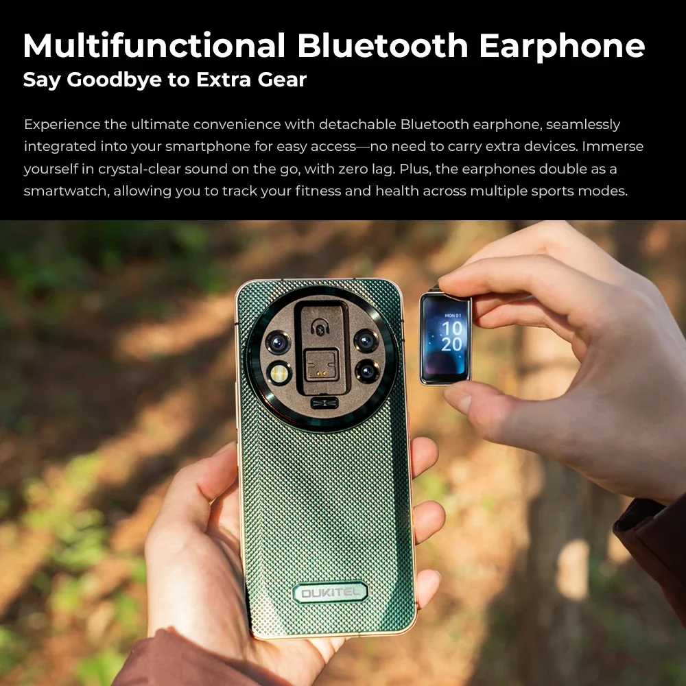 OUKITEL WP200 Pro 5G 72(24+48)GB+1TB Android 15 6.7” 120Hz 108MP+32MP 8800mAh – NFC