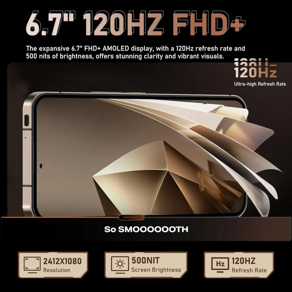 OUKITEL WP200 Pro Android 15 Wytrzymały Telefon 5G Odblokowany – 72GB RAM+1TB ROM