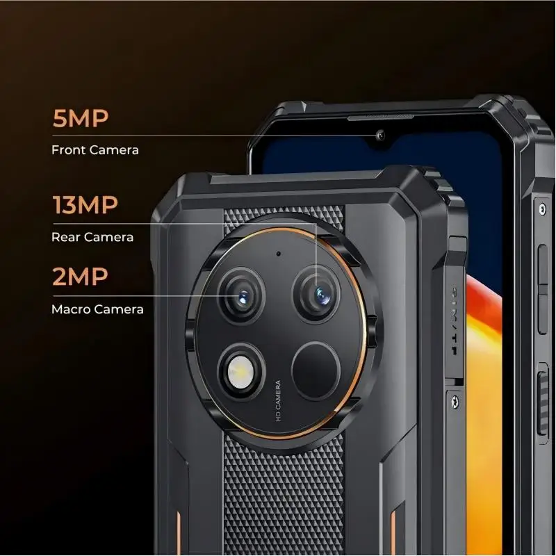 OUKITEL WP28S odblokowany, z baterią 10600mAh, smartfon z ekranem 6,52 cala – 13MP