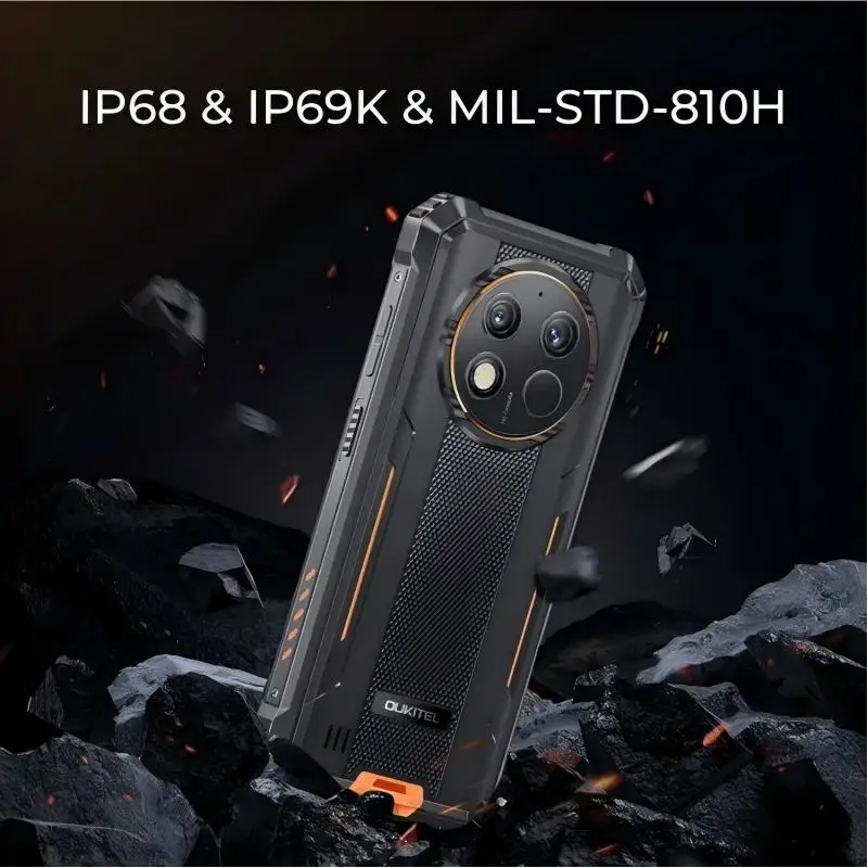 OUKITEL WP28S odblokowany, z baterią 10600mAh, smartfon z ekranem 6,52 cala – 13MP