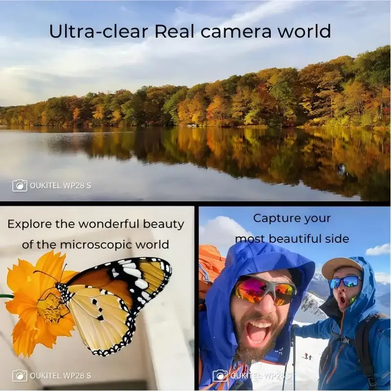 OUKITEL WP28S odblokowany, z baterią 10600mAh, smartfon z ekranem 6,52 cala – 13MP