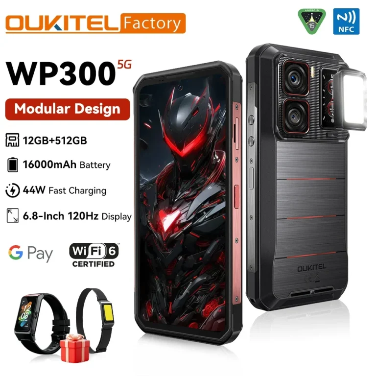 Oukitel WP300 Wytrzymały smartfon 5G 6,78 – Android 15, 16000mAh - zdjęcie 1