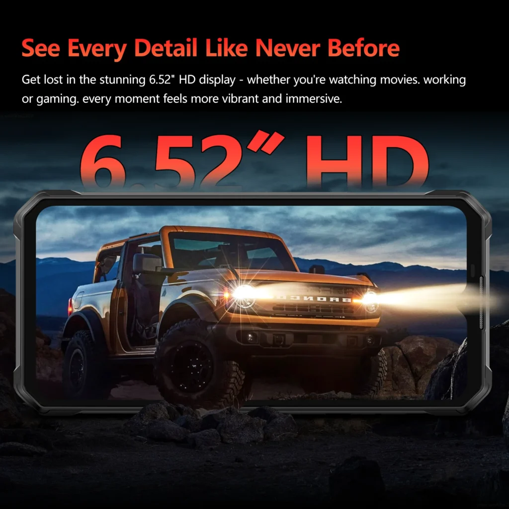 OUKITEL WP53 PRO Odblokowany – 24(8+16)GB+256GB, Bateria 11000mAh, Android 15, 50MP