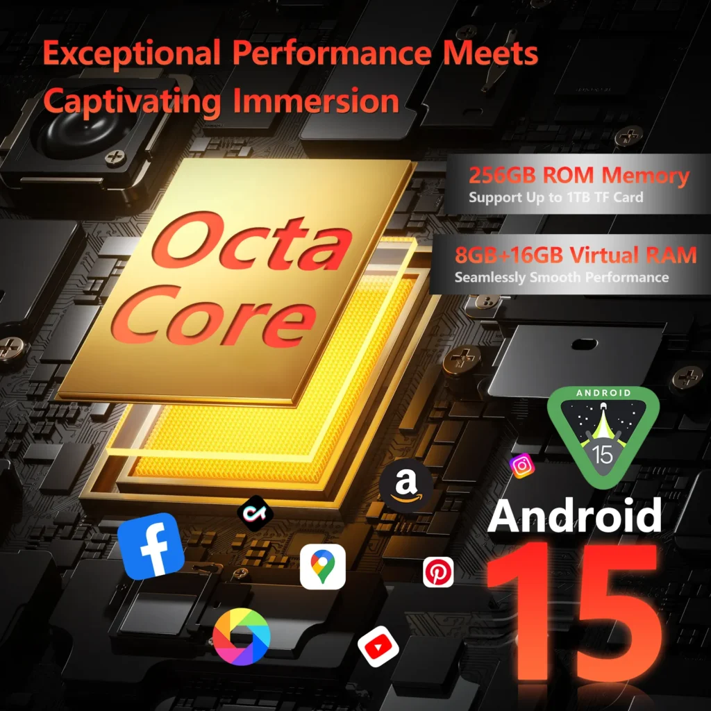 OUKITEL WP53 PRO Odblokowany – 24(8+16)GB+256GB, Bateria 11000mAh, Android 15, 50MP