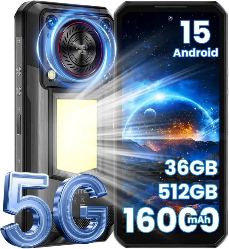 OUKITEL WP56 5G Wytrzymały Smartfon Odblokowany - 36GB+512GB/2TB Android 15, 16000mAh - zdjęcie 1