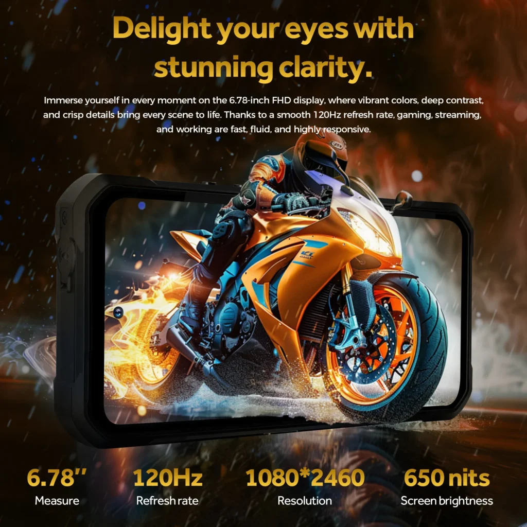 OUKITEL WP61 5G Wytrzymały telefon z systemem Android 16, odblokowany – 20000mAh