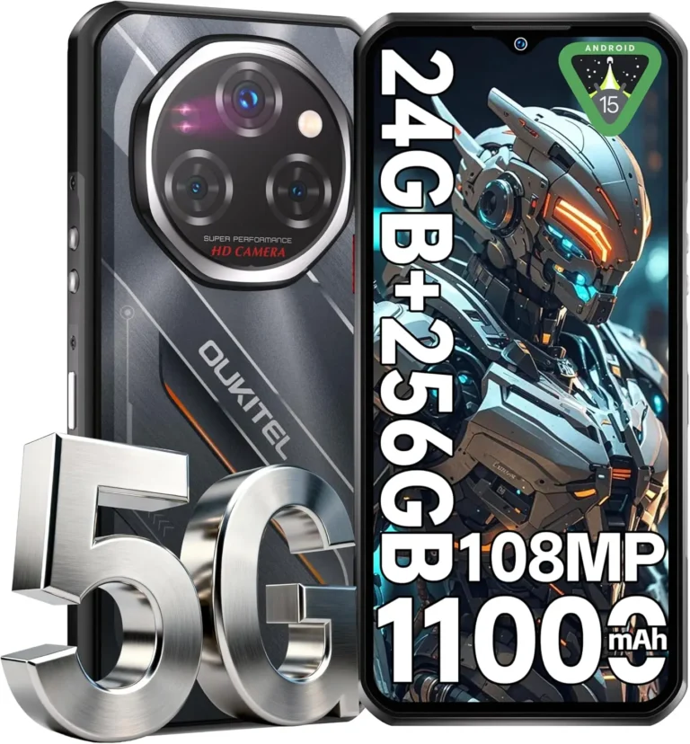 OUKITEL WP62 5G Wytrzymały smartfon odblokowany z systemem Android – Android 15 - zdjęcie 1