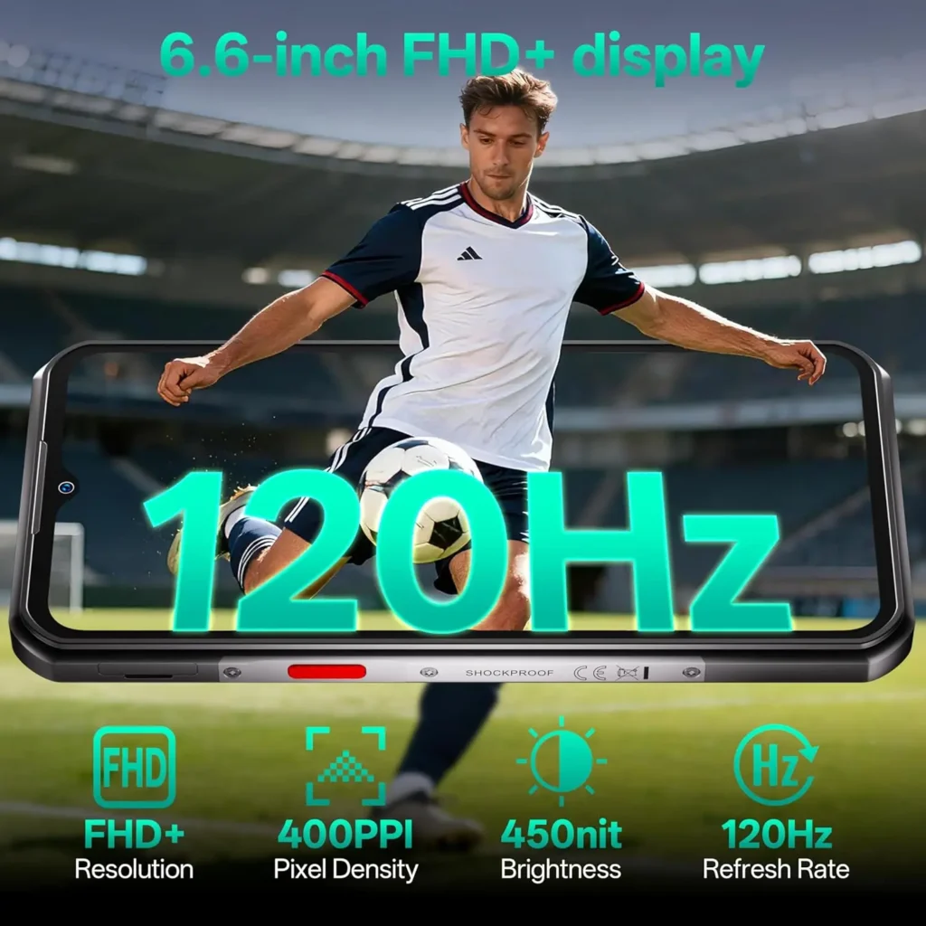 OUKITEL WP62 5G Wytrzymały smartfon odblokowany z systemem Android – Android 15