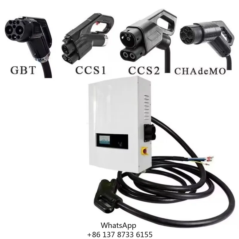 Tary Komercyjna Ładowarka Ścienna 20kW 30kW 40kW OCPP1.6J DC Szybka Ładowarka EV CCS1 CCS2 GB/T Chademo z 4G LAN i WIFI