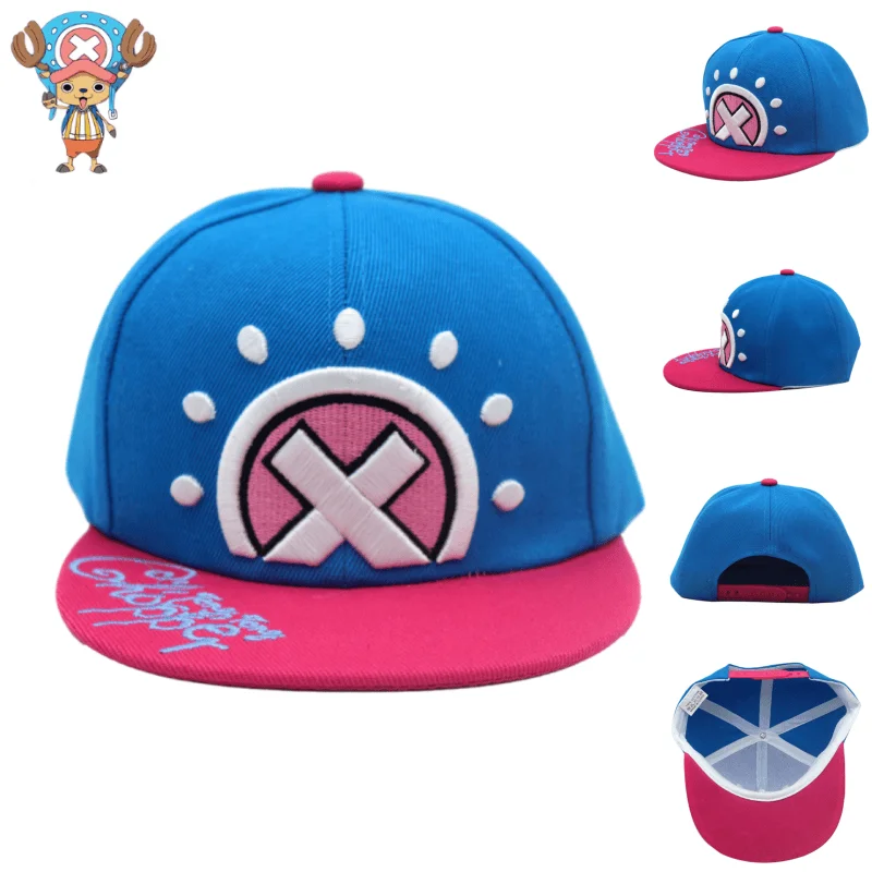 Tony Chopper Gorąca Wyprzedaż Anime Kreskówka Czapka z Daszkiem dla Dorosłych i Dzieci Cosplay Przeciwsłoneczna Regulowana Czapka Hip Hop Snapback Prezent