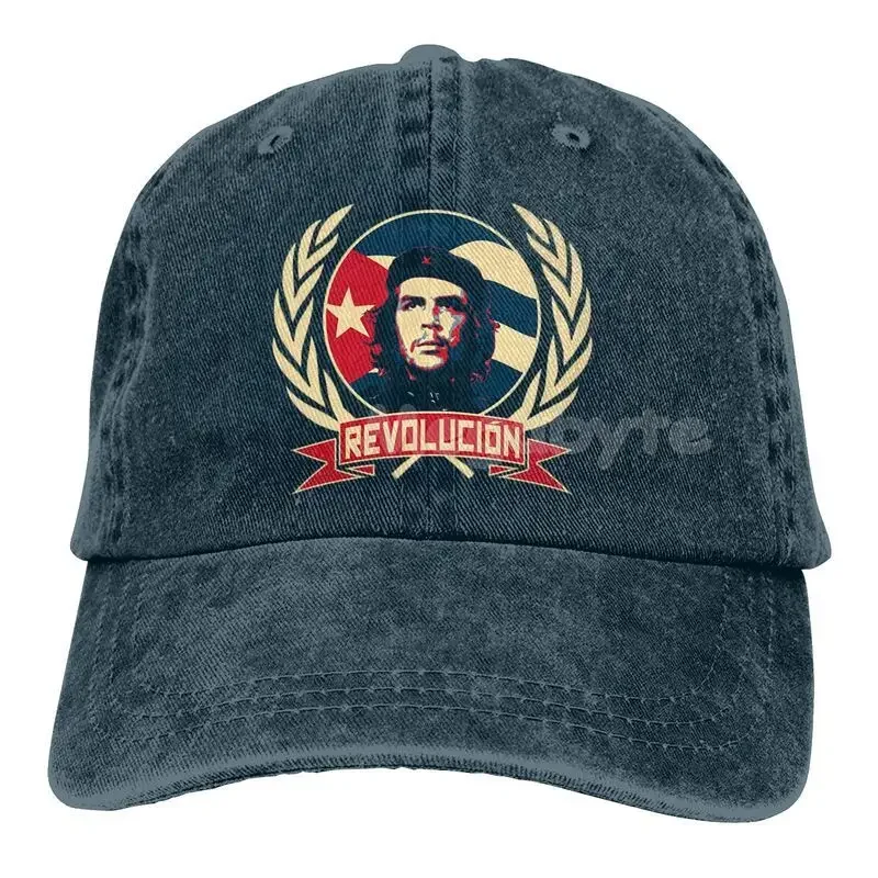 Wild Casquette Che Guevara Cuba Communism Revolution Outdoor Cap Navy Cotton Unisex Hat Regulowana czapka z daszkiem