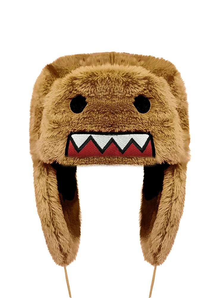 Wiosna Jesień Zima Ciepła czapka Brązowa czapka Ushanka Urocza czapka zimowa dla chłopców Dziewczynki Dzieci Kreskówka Anime Czapka Gorras