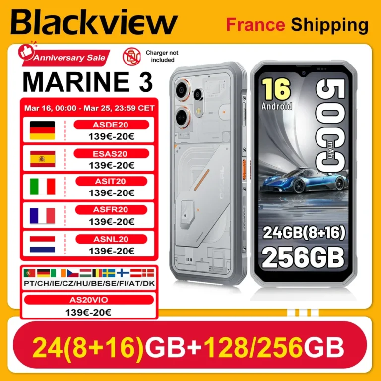 Wytrzymały smartfon Blackview OSCAL MARINE 3 (8+16)+, ekran 6.56 - zdjęcie 1