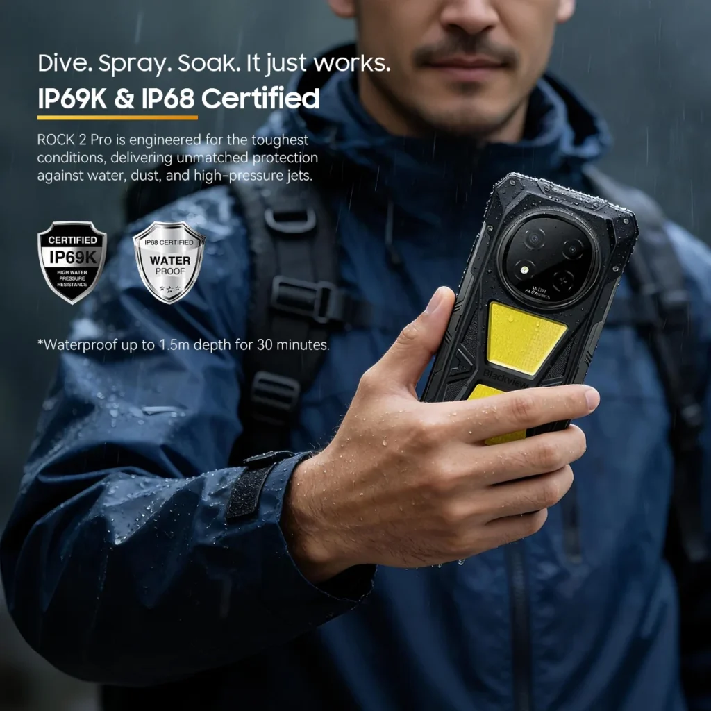 Blackview ROCK 2 Pro 5G – Pancerny Smartfon 15000 mAh i 120 Hz