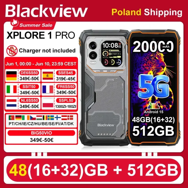 Wytrzymały smartfon Blackview XPLORE 1 Pro 48(16+32)GB+ 5G 6.78'' +IPS… - zdjęcie 1