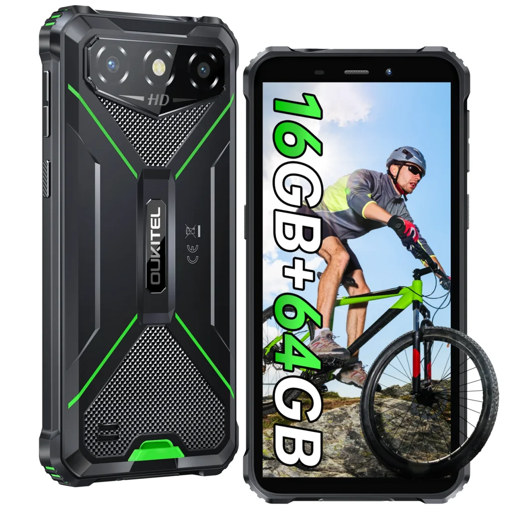 Wytrzymały smartfon OUKITEL G3, odblokowany – 16GB+256GB/1TB TF, 6-calowy, 6300mAh